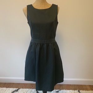 Textured Hunter Green Dress